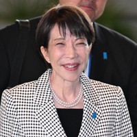 首相官邸に入る高市早苗首相＝2026年2月10日午前9時54分、平田明浩撮影