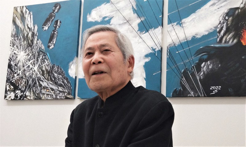 安保闘争や戦争の記憶描き続け 「時代錯誤」の画家が貫いた批評精神