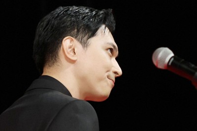 主演俳優賞を受賞した吉沢亮さん＝東京都目黒区で2026年2月10日午後2時5分、小林努撮影