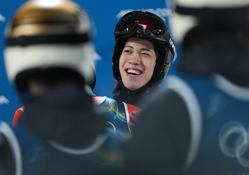 二階堂蓮が銅メダル ミラノ五輪スキージャンプ男子ノーマルヒル [写真