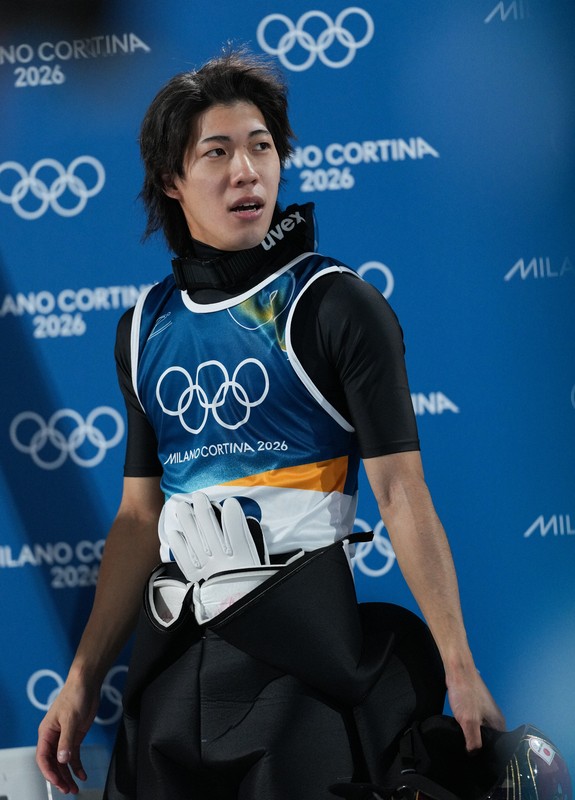 二階堂蓮が銅メダル ミラノ五輪スキージャンプ男子ノーマルヒル [写真