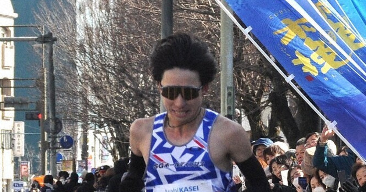 延岡西日本マラソン・男子 川端選手（SGH）初優勝 自己ベスト 2時間10
