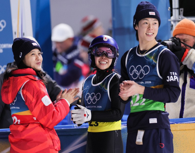 失格から4年後の銅メダル ミラノ五輪スキージャンプ混合団体 [写真特集