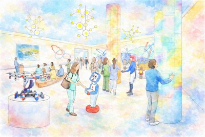 大阪・関西万博の跡地に整備される「EXPO2025記念館」（仮称）の内観イメージ＝大阪都市計画局提供