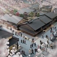 フルリニューアル後の「太秦映画村」イメージ図。名称を現在の「東映太秦映画村」から変更し「江戸時代の京へ、迷い込む」をコンセプトに大人の没入体験パークとして生まれ変わるという＝東映太秦映画村提供