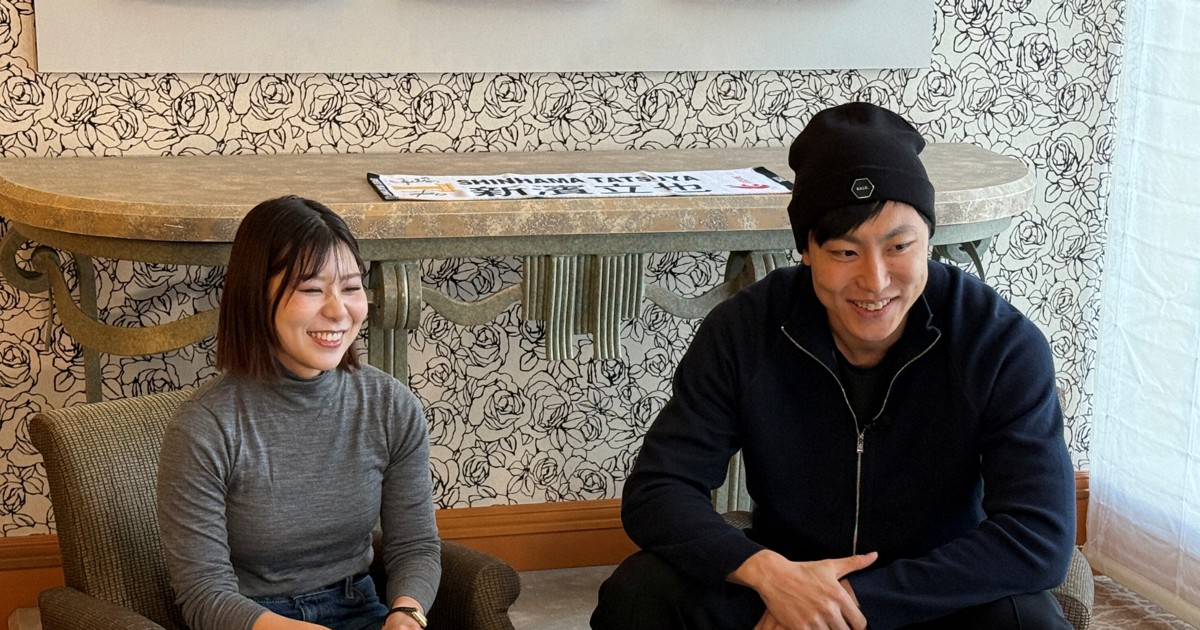 「人として強く」　スピードスケート新濱立也を変えた妻の言葉