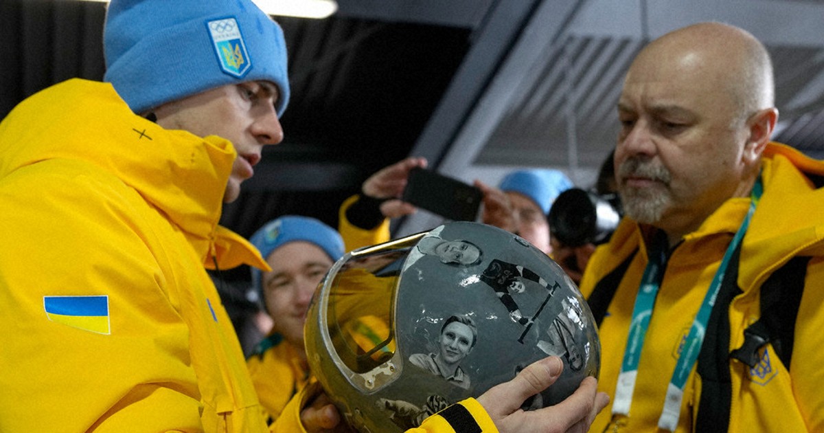 Ukrainian athlete tests the Olympic rules on free speech -- and gets disqualified