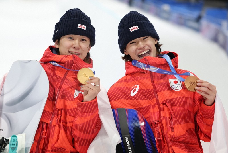 戸塚優斗が金、山田琉聖が銅 平野歩夢は7位 スノボ男子HP [写真特集1