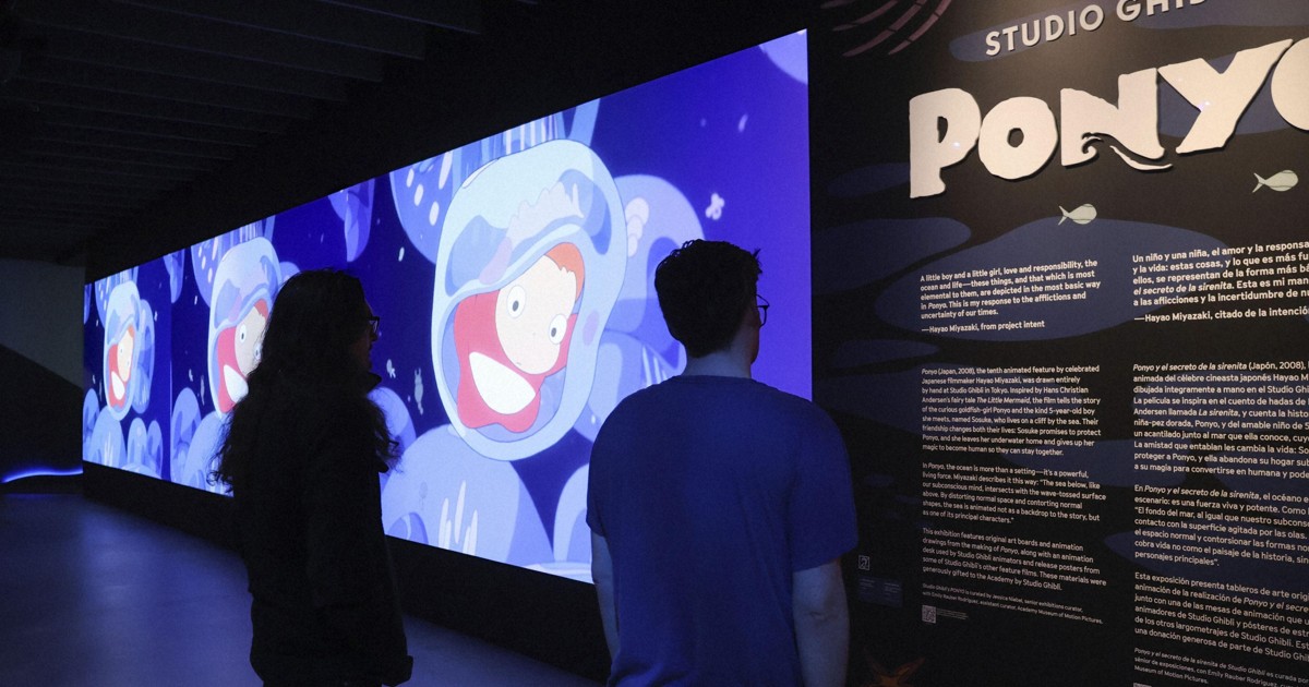 Los Angeles museum showcases Studio Ghibli's 'Ponyo' with new exhibit items