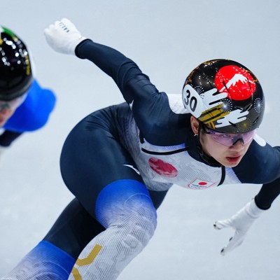 五輪の圧に負けない」ショートトラック中島未莉 決意を赤富士に | 毎日新聞