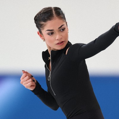 ロシア出身ペトロシャン、4回転トーループ着氷 ミラノ五輪公式練習