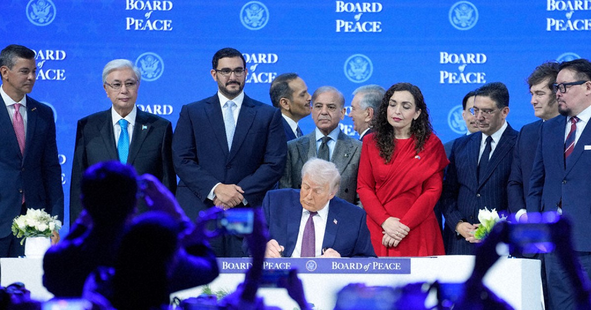 Trump says Board of Peace will unveil $5 billion in Gaza reconstruction pledges at inaugural meeting