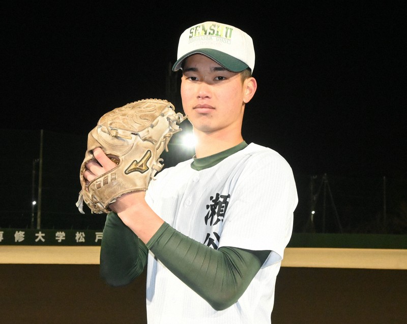 総合力で「いつかはエースに」 専大松戸・瀬谷鷹我選手 センバツ