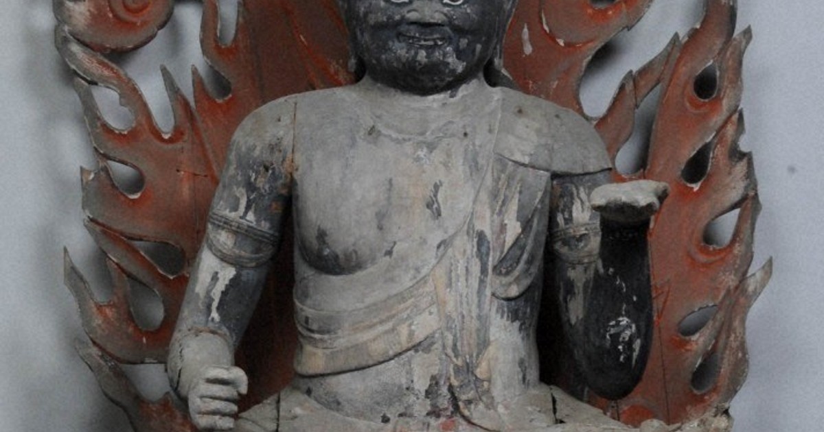 仏像2件、有形文化財に 愛媛県教委が指定 太山寺「木造不動明王坐像