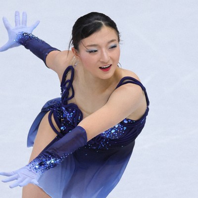 リンクサイド：2位発進の坂本花織「りくりゅうから黄金のバトン