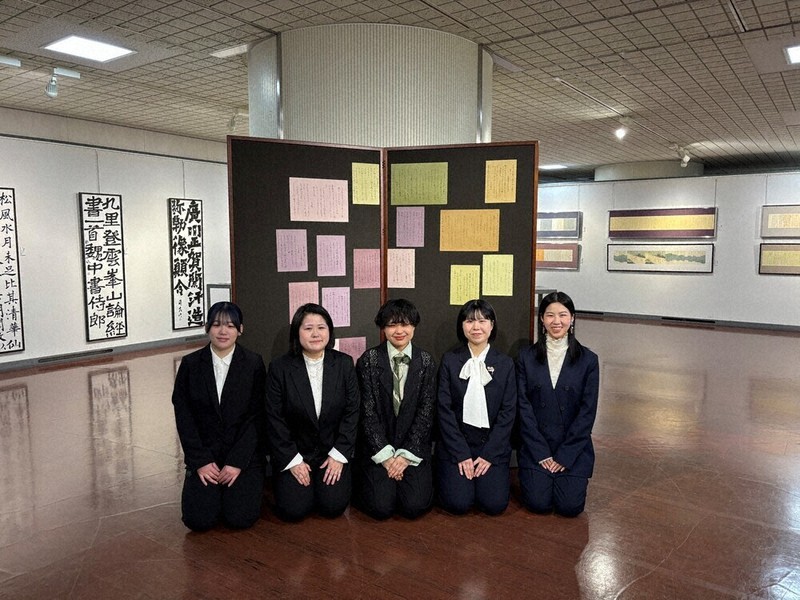 辞林：藤女子大生 集大成の19点 札幌で卒業制作展 あす揮毫会も