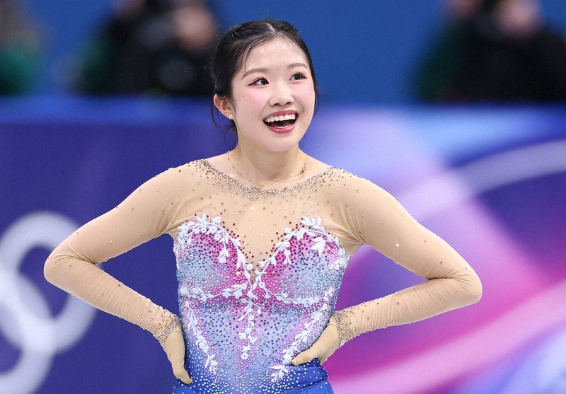 リンクサイド：銅メダル17歳、中井亜美「自分の順位どこだろうって探し