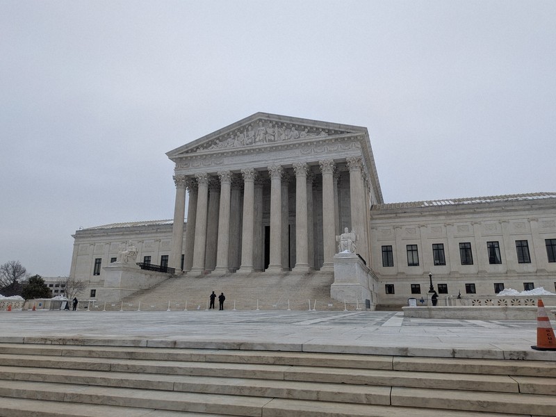 米連邦最高裁判所＝ワシントンで2026年2月6日午後0時13分、浅川大樹撮影