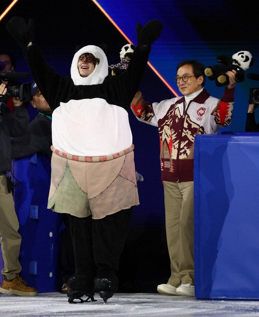 ジャッキー・チェンさんと「金」シャイドロフが競演 エキシビション