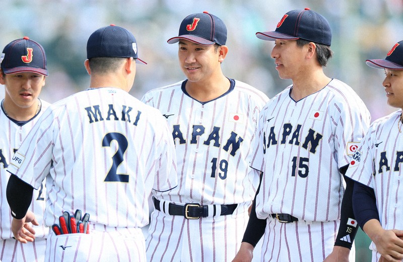 日本代表 支給 野球 WBC日本代表壮行試合 降雨で七回コールド 日本代表13－3ソフトバンク