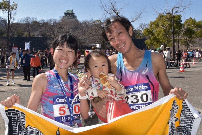 大阪マラソン：大阪マラソン 夫婦で支え高め合い 中島弘貴さん・知美