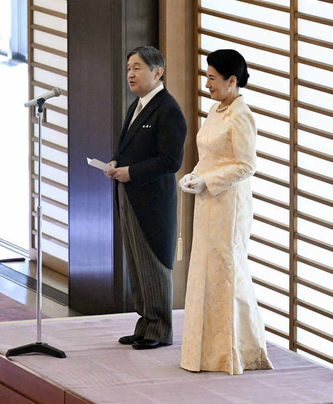 天皇陛下66歳の誕生日 「祝賀の儀」 [写真特集1/8] | 毎日新聞