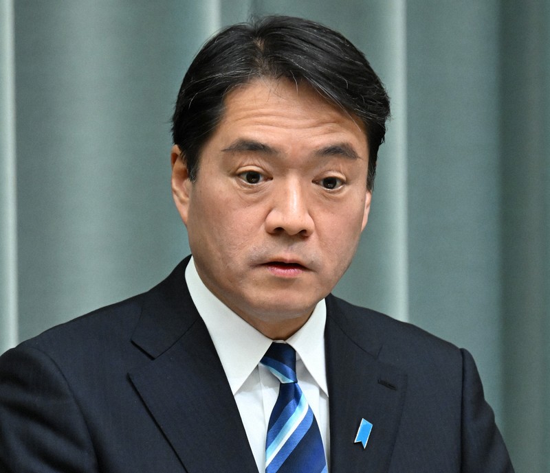 尾崎正直官房副長官＝首相官邸で2026年2月2日午前11時15分、平田明浩撮影