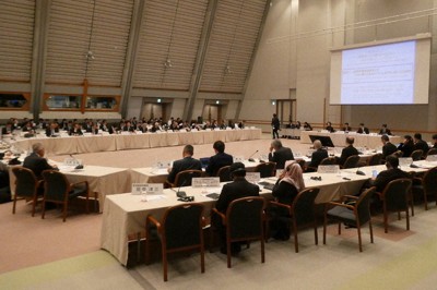 関西財界セミナーで大阪・関西万博後のレガシー(遺産)について議論した分科会＝京都市で、新宮達撮影