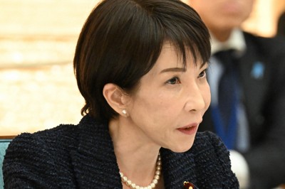 社会保障国民会議の初会合で発言する高市早苗首相＝首相官邸で2026年2月26日午後5時56分、平田明浩撮影