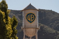 The Warner Bros. water tower is seen at Warner Bros. Studios in Burbank, Calif., Dec. 5, 2025. (AP Photo/Jae C. Hong, File)