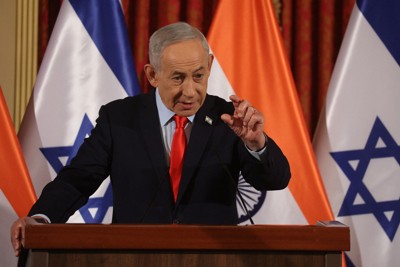イスラエルのネタニヤフ首相＝エルサレムで2026年2月26日、AP