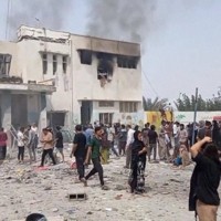 米国とイスラエルの攻撃で、50人以上の児童が死亡したと伝えられるイラン南部の女子小学校＝イランのアラグチ外相のXから