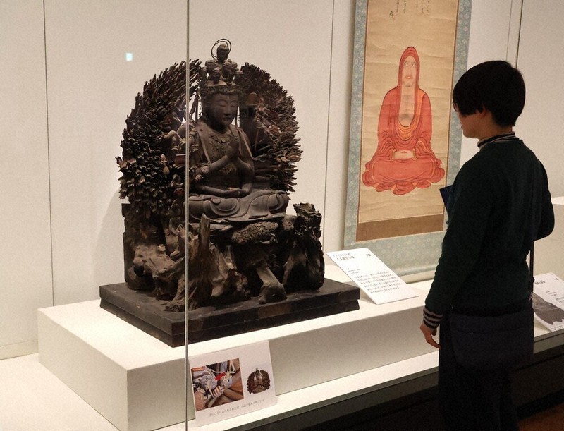 王寺、つむいだ歩み 町制100周年コレクション展 達磨寺の伝承裏付ける