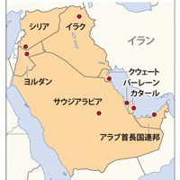 イランが28日に攻撃した米軍基地など