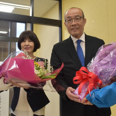 輪島市長選　坂口氏が無投票再選　「復旧復興に尽力」　／石川
