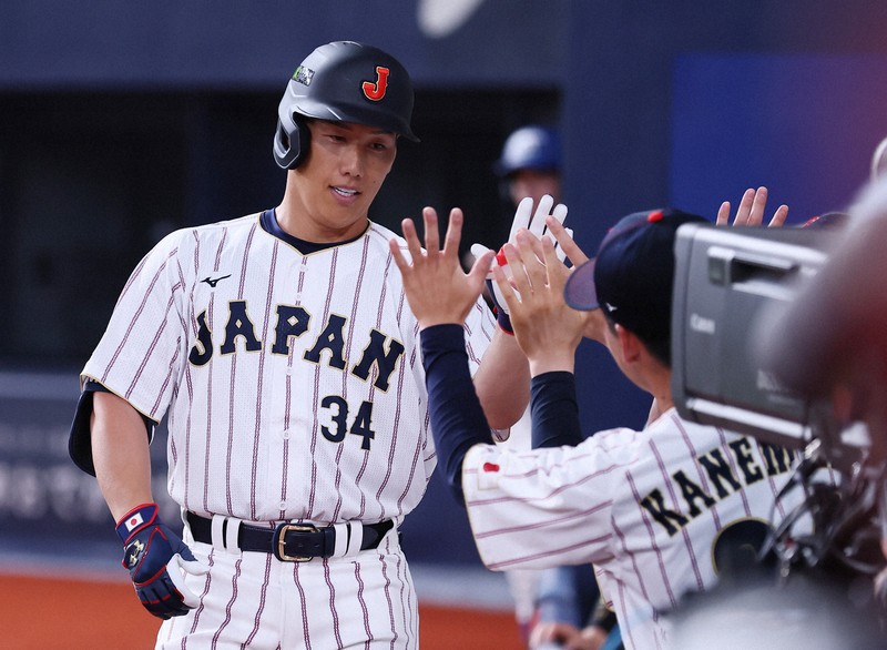 侍ジャパンWBC強化試合 オリックス戦 大谷は2番で先発も無安打 [写真