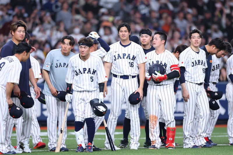 侍ジャパンWBC強化試合 オリックス戦 大谷は2番で先発も無安打 [写真