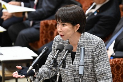 衆院予算委員会で答弁する高市早苗首相＝国会内で2026年3月3日午前9時40分、平田明浩撮影