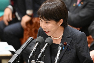 Prime Minister Sanae Takaichi responds to questions from Rina Yoshikawa of Sansetio during a House of Representatives Budget Committee session on March 2, 2026. (Mainichi/Akihiro Hirata)