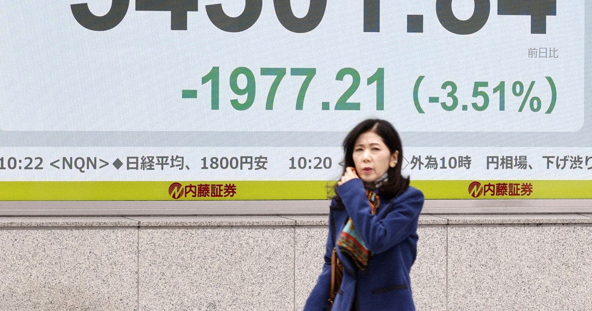 Nikkei plunges over 4% on Middle East concerns, oil price surge