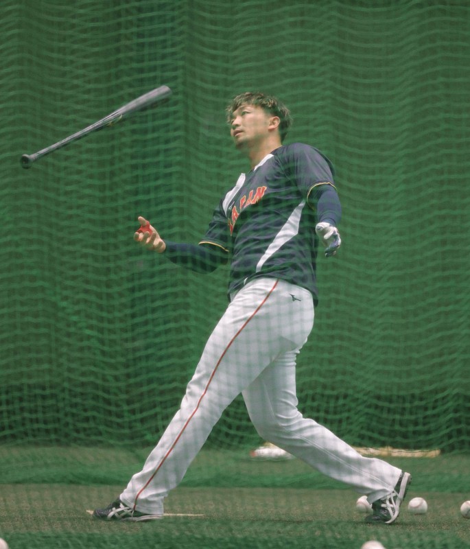WBC日本代表は明日が初戦 前日練習に臨む選手たち [写真特集1/25