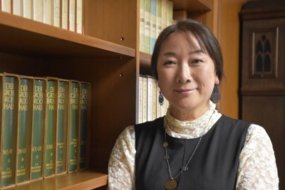 作家の村山由佳さん＝東京都新宿区で2026年1月29日午後3時38分、松原由佳撮影