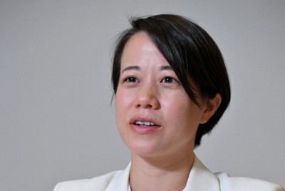 インタビューを受ける自民党の藤田ひかる衆院議員＝国会内で2026年3月3日、西夏生撮影