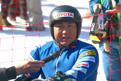 森井大輝＝長野県上田市で2026年2月15日、渡部直樹撮影