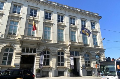 ブリュッセル首都圏地域政府が入る建物＝ブリュッセルで2026年3月3日午後2時42分、岡大介撮影