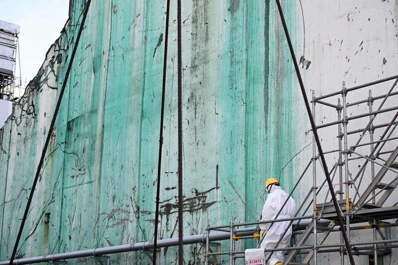 東京電力福島第1原発3号機の廃棄物処理建屋＝福島県大熊町で2026年1月20日午後1時2分、平川義之撮影