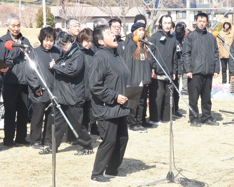 東日本大震災 復興 祈念 支援 岸和田 だんじり 土生町 タオル 世話人会