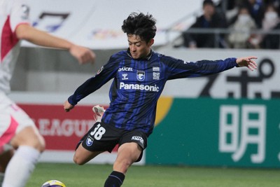 ガ大阪の名和田我空選手＝パナソニックスタジアム吹田で2025年2月14日、中川祐一撮影