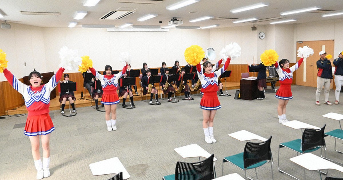 センバツ高校野球 帝京魂、応援で後押し 吹奏楽やチア部、練習に熱