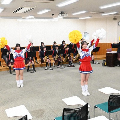 センバツ高校野球 帝京魂、応援で後押し 吹奏楽やチア部、練習に熱